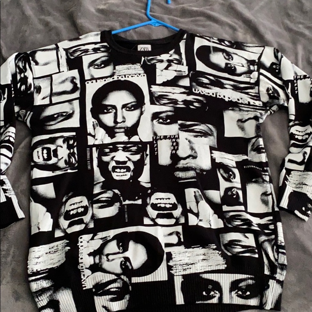 Zara crew neck sweater